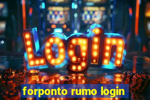 forponto rumo login